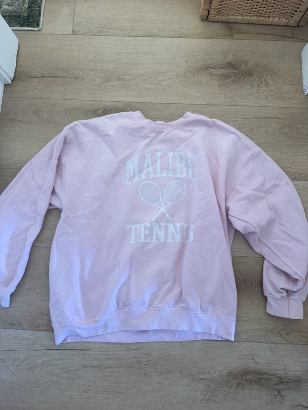 Project Social T Pink Malibu Tennis Crewneck
